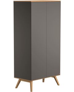 Vox Wardrobe NATURE Baby 2 doors Graphite/Oak