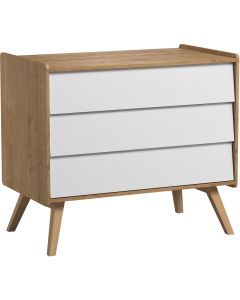 Vox Dresser VINTAGE 3 Drawers Oak/White