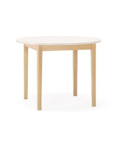 Vox Extendable Table Konso Round 100 (140)  Beech/Sand Beige