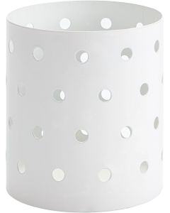 Vox Candle Holder Metal DOT Small White