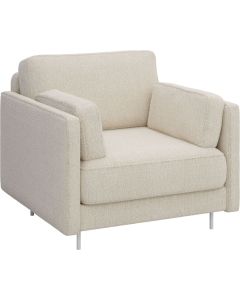 Vox ESTAR Armchair, Black Legs, Cream Angola 10 (C)